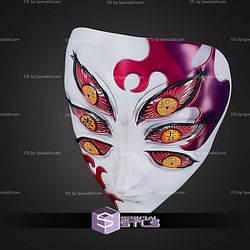 Cosplay STL Files Upper Moon 1 Mask