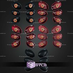 Cosplay STL Files Upper Moon 1 Mask