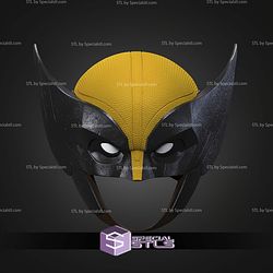 Cosplay STL Files Wolverine Brown Suit Helmet