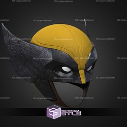 Cosplay STL Files Wolverine Brown Suit Helmet