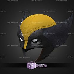 Cosplay STL Files Wolverine Brown Suit Helmet