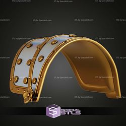 Cosplay STL Files Zoey Shoulder Armor