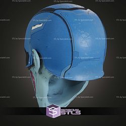 Cosplay STL Files Zombie Captain America Helmet