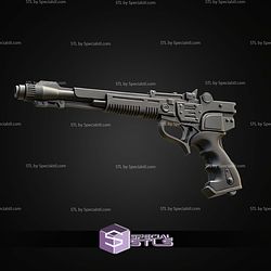 Custom 1-12 Figure STL Imperial Super Trooper Blaster