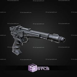 Custom 1-12 Figure STL Imperial Super Trooper Blaster