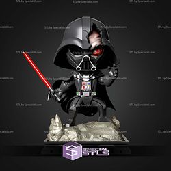 Darth Vader Damage Chibi STL Files