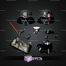 Darth Vader Damage Chibi STL Files