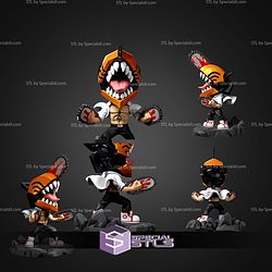 Denji Battle Chibi STL Files