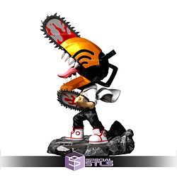 Denji Battle Chibi STL Files