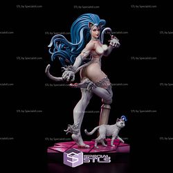 Felicia White Cat NSFW STL Files
