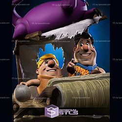 Flintstones Fred and Barney STL Files