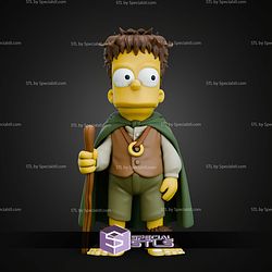 Frodo Bart Simpson Mashup STL Files