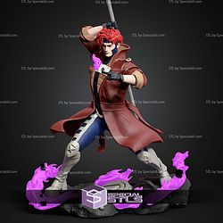 Gambit Fire Base 1-6 STL Files