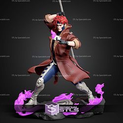 Gambit Fire Base 1-6 STL Files