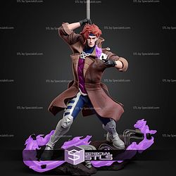 Gambit Fire Base 1-6 STL Files