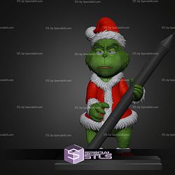 Grinch Pen Holder STL Files
