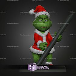 Grinch Pen Holder STL Files