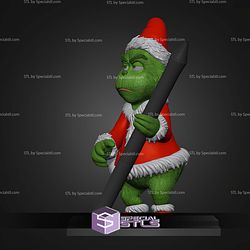 Grinch Pen Holder STL Files