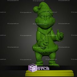 Grinch Pen Holder STL Files
