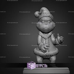 Grinch Pen Holder STL Files