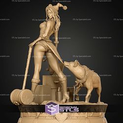 Harley Quinn X Mas Christmas STL Files