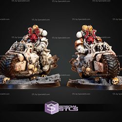 HellTearer Biker WH40K STL Miniatures