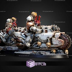 HellTearer Biker WH40K STL Miniatures