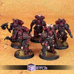 HellTearer Marines Berserkers WH40K STL Miniatures