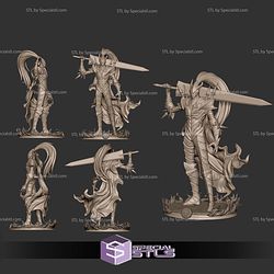 Igris Solo Leveling from Diorama STL Files