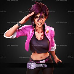 Invisigal in Blood 270mm STL Files