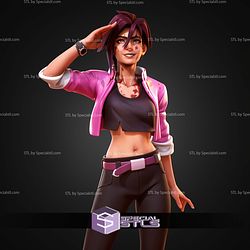 Invisigal in Blood 270mm STL Files