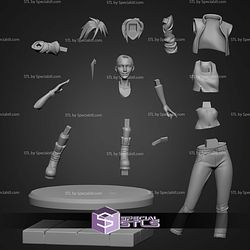 Invisigal in Blood 270mm STL Files