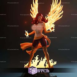 Jean Grey Dark Phoenix on Fire NSFW STL Files