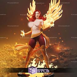 Jean Grey Dark Phoenix on Fire NSFW STL Files