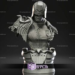 Judge Dredd with Enemy Head Bust STL Files