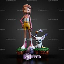 Kari and Tailmon 195mm STL Files