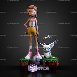 Kari and Tailmon 195mm STL Files