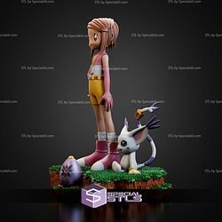 Kari and Tailmon 195mm STL Files