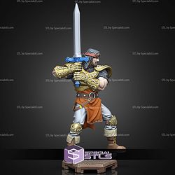 King Arthur v1 STL Miniatures