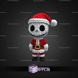 Knitted Jack Skellington Santa STL Files