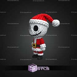 Knitted Jack Skellington Santa STL Files
