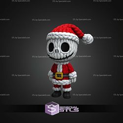 Knitted Jack Skellington Santa STL Files