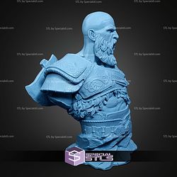 Kratos Sparta Screaming Bust STL Files