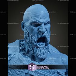 Kratos Sparta Screaming Bust STL Files