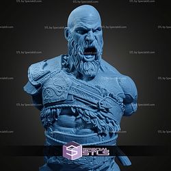 Kratos Sparta Screaming Bust STL Files
