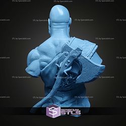 Kratos Sparta Screaming Bust STL Files
