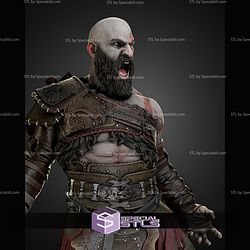 Kratos Sparta Screaming STL Files
