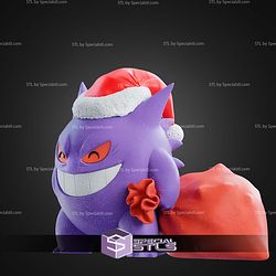 Life Size Christmas Gengar STL Files