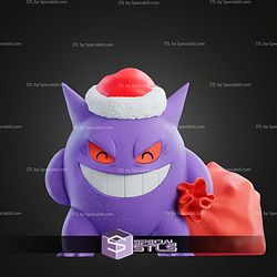 Life Size Christmas Gengar STL Files
