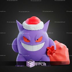 Life Size Christmas Gengar STL Files